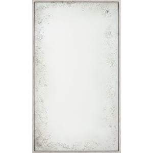 Oversized Rustic Antiqued Floated Mirror - Available in 4 Finishes