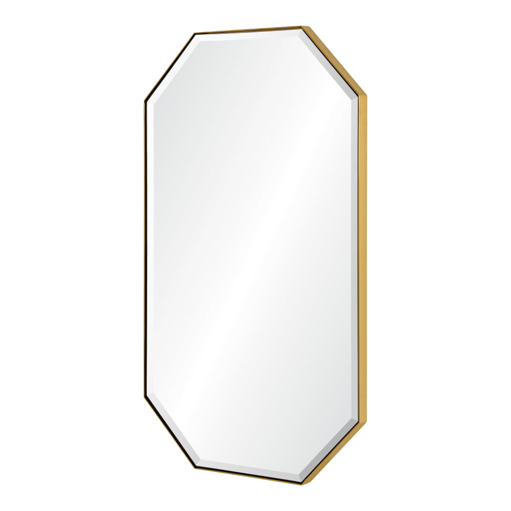 Hexagonal Beveled Mirror - Available in 3 Finishes