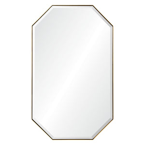 Hexagonal Beveled Mirror - Available in 3 Finishes