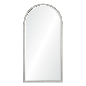 Narrow Arch Top Beveled Mirror - Available in 2 Finishes
