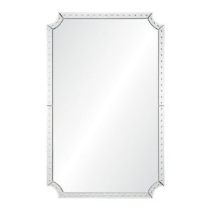 Mirror Framed Mirror with Convex Corner Details