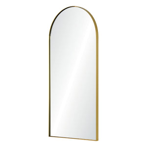 Skinny Frame Stainless Steel Arched Mirror - Available in 3 Finishes