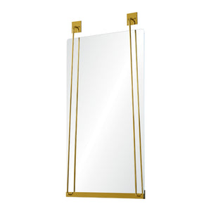 Frameless Stainless Steel Suspension Mirror - Available in 3 Finishes