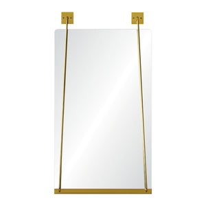 Frameless Stainless Steel Suspension Mirror - Available in 3 Finishes