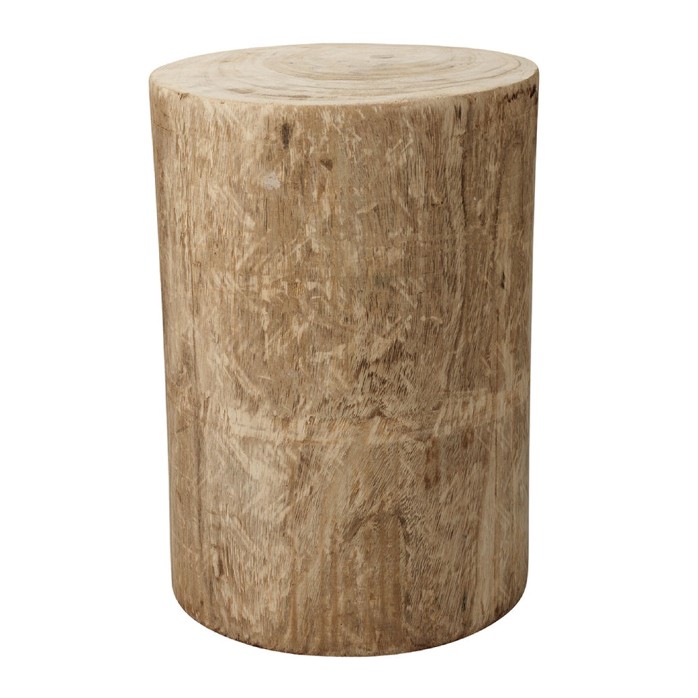 Agave Unfinished Wood Accent Table – Natural