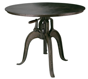 Americana Crank Table in Gun Metal