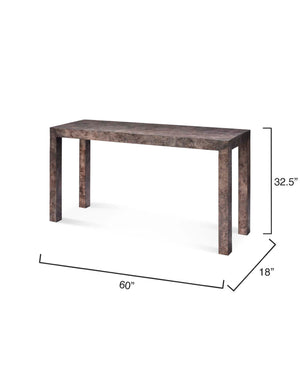 Archer Console - Grey Multi-Tone Finish