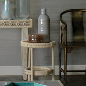 Delta Side Table in White Rope
