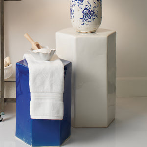 Small Porto Ceramic Accent Table – Cobalt Blue