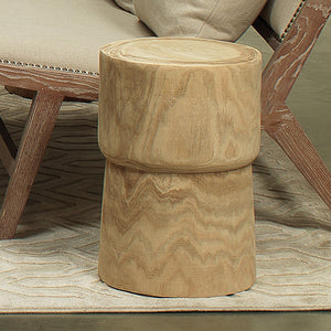 Yucca Unfinished Wood Accent Table – Natural