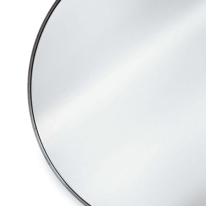 Regina Andrew Hanging Circular Mirror – Blackened Steel