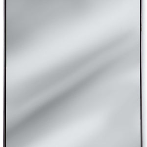 Regina Andrew Hanging Rectangle Mirror – Blackened Steel