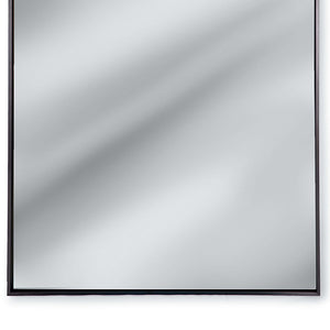Regina Andrew Hanging Rectangle Mirror – Blackened Steel