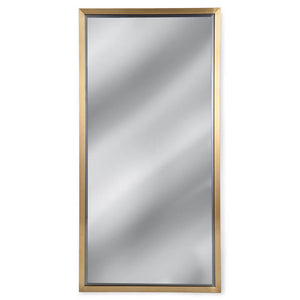 Regina Andrew Modern Rectangle Mirror – Natural Brass