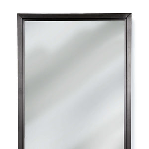Regina Andrew Modern Rectangle Mirror – Blackened Steel