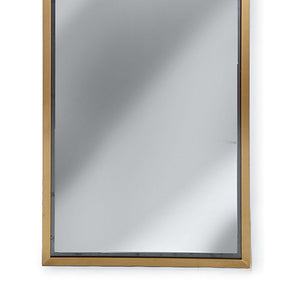 Regina Andrew Narrow Dressing Room Mirror – Natural Brass