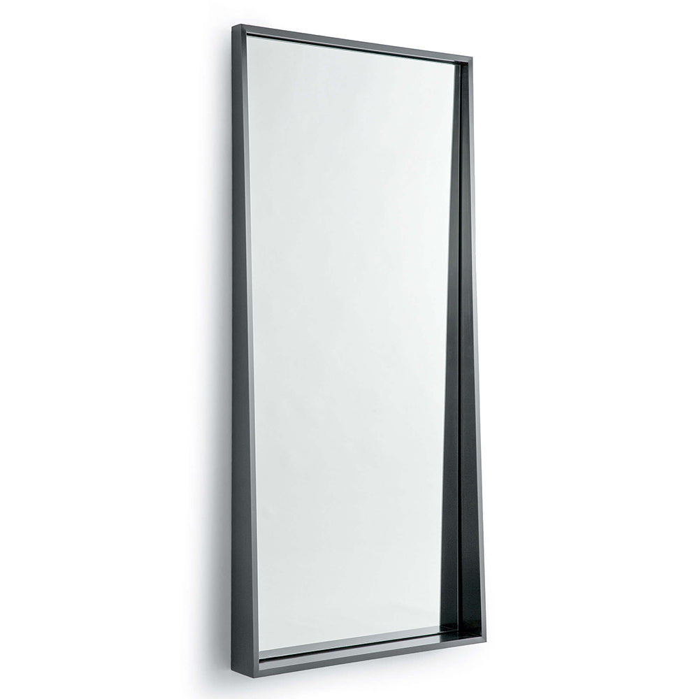 Regina Andrew Recessed Frame Rectangle Mirror – Blackened Steel