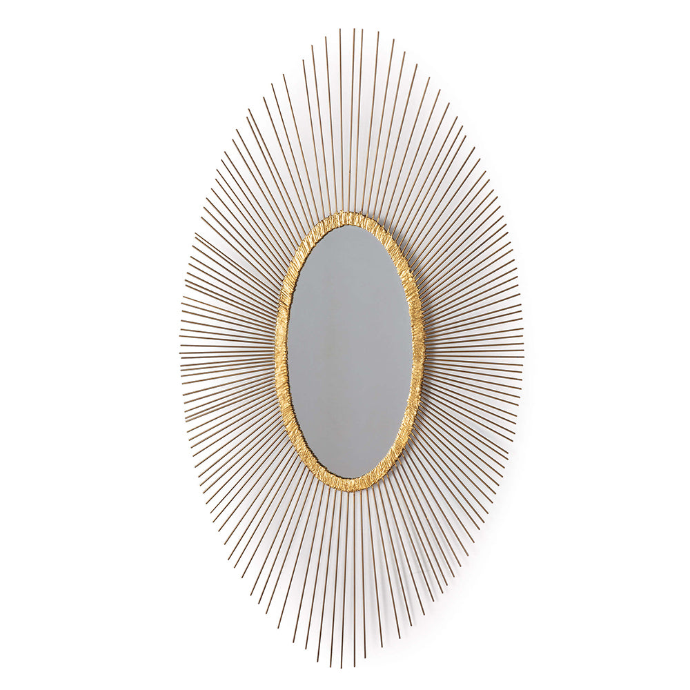 Regina Andrew Oval Starburst Wall Mirror