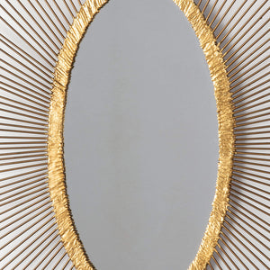 Regina Andrew Oval Starburst Wall Mirror