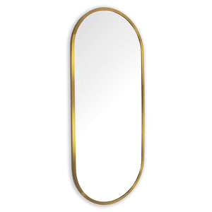 Doris Dressing Room Mirror Small (Natural Brass)