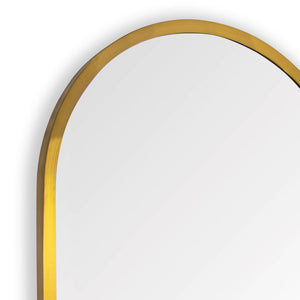 Doris Dressing Room Mirror Small (Natural Brass)