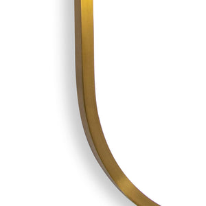 Doris Dressing Room Mirror Small (Natural Brass)