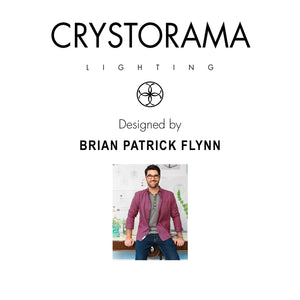 Brian Patrick Flynn for Crystorama Truax 1 Light Aged Brass Mini Chandelier