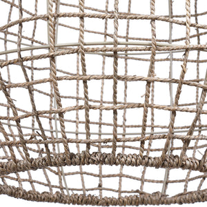 Uttermost Cross Weave Pendant - Seagrass