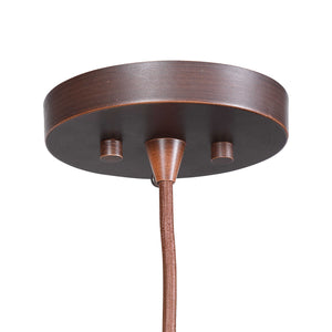 Uttermost Cross Weave Pendant - Seagrass