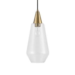 Eichler Antique Brass 1 Light Mini Pendant