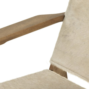 Westgate - Rivers Sling Chair - Buff Hair on Hide