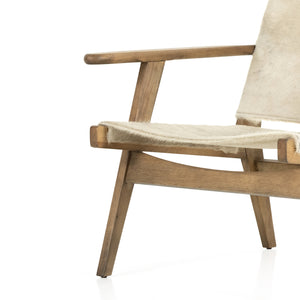 Westgate - Rivers Sling Chair - Buff Hair on Hide