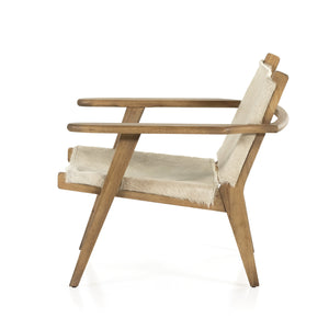 Westgate - Rivers Sling Chair - Buff Hair on Hide