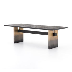 Brennan Dining Table-Worn Black