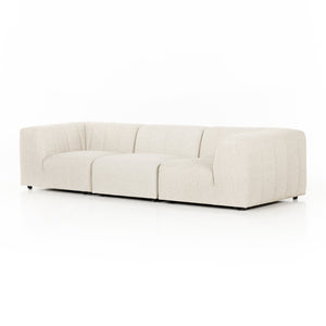 Gwen Outdoor 3 Pc Sectional-Faye Sand