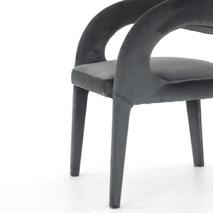 Hawkins Dining Chair-Charcoal Velvet