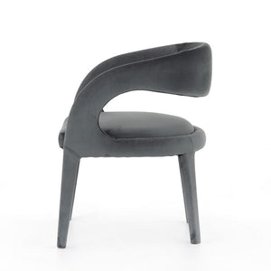 Hawkins Dining Chair-Charcoal Velvet
