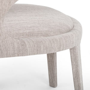 Hawkins Dining Chair-Savile Flannel
