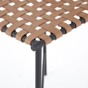 Garza Stool-Natural Leather-Counter