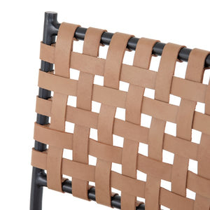 Garza Stool-Natural Leather-Counter