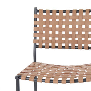 Garza Stool-Natural Leather-Counter