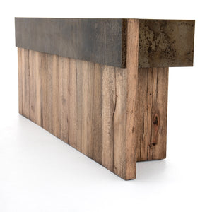 Bingham Console Table-Distressed Iron