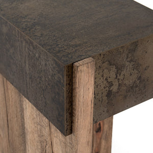 Bingham Console Table-Distressed Iron