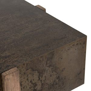 Bingham Console Table-Distressed Iron