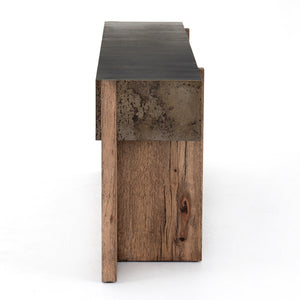 Bingham Console Table-Distressed Iron