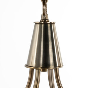 Haley Chandelier-Classic Satin Brass