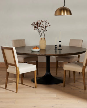 Powell Dining Table-71"-Eng Brown Oak