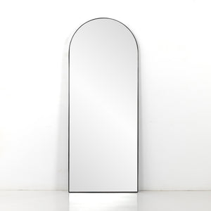 GEORGINA FLOOR MIRROR-IRON MATTE BLACK