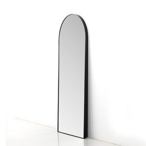 GEORGINA FLOOR MIRROR-IRON MATTE BLACK