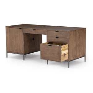 Trey Executive Desk-Auburn Poplar